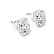 Classic Solitaire Diamond Stud Earrings