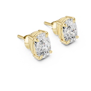 Classic Solitaire Diamond Stud Earrings