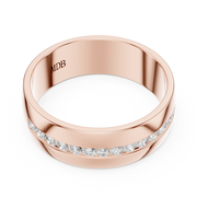 Channel Set Diamond Band