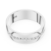 Channel Set Diamond Band