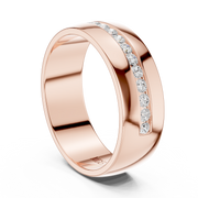 Channel Set Diamond Band