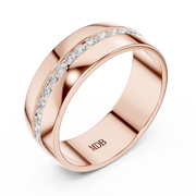 Channel Set Diamond Band