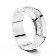 Channel Set Diamond Band