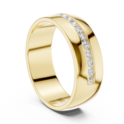 Channel Set Diamond Band