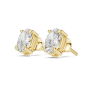Classic Solitaire Diamond Stud Earrings