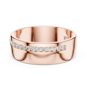 1.0mm Diamond Channel Set Band