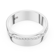 1.0mm Diamond Channel Set Band