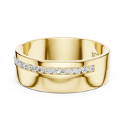 1.0mm Diamond Channel Set Band