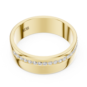 1.0mm Diamond Channel Set Band