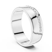 1.0mm Diamond Channel Set Band