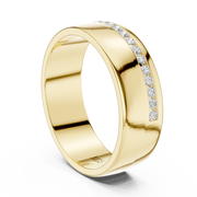 1.0mm Diamond Channel Set Band