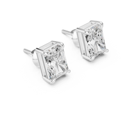 Classic Solitaire Diamond Stud Earrings