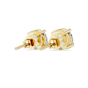Classic Solitaire Diamond Stud Earrings