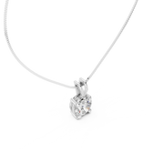 Solitaire Diamond Pendant