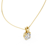 Solitaire Diamond Pendant