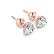 Martini Set Diamond Stud Earrings