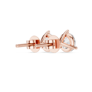 Martini Set Diamond Stud Earrings