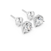 Martini Set Diamond Stud Earrings