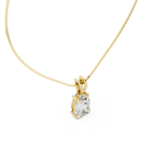 Solitaire Diamond Pendant