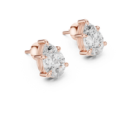 Classic Solitaire Diamond Stud Earrings