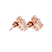 Classic Solitaire Diamond Stud Earrings
