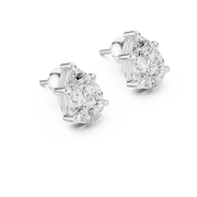 Classic Solitaire Diamond Stud Earrings