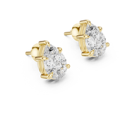 Classic Solitaire Diamond Stud Earrings