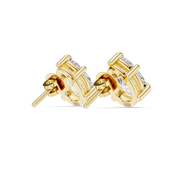 Classic Solitaire Diamond Stud Earrings