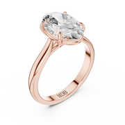 Cathedral Solitaire Engagement Ring