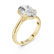 Cathedral Solitaire Engagement Ring