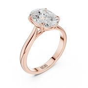 Cathedral Solitaire Engagement Ring