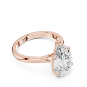 Cathedral Solitaire Engagement Ring
