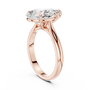 Cathedral Solitaire Engagement Ring