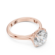 Cathedral Solitaire Engagement Ring