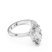 Cathedral Solitaire Engagement Ring