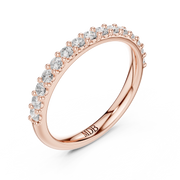 Claw Set Diamond Wedding Band