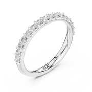 Claw Set Diamond Wedding Band