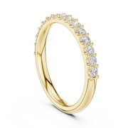 Claw Set Diamond Wedding Band