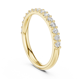 Claw Set Diamond Wedding Band