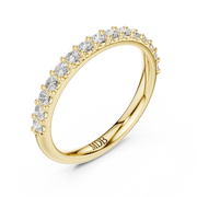 Claw Set Diamond Wedding Band