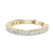 Shared Prong Diamond Wedding Band