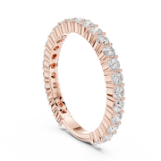 Shared Prong Diamond Wedding Band
