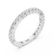 Shared Prong Diamond Wedding Band