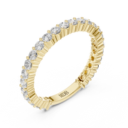 Shared Prong Diamond Wedding Band