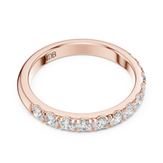 2.5mm Diamond Pavé set Wedding Band
