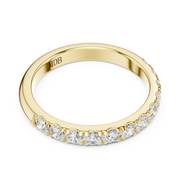 2.5mm Diamond Pavé set Wedding Band
