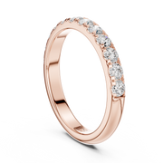 2.5mm Diamond Pavé set Wedding Band
