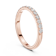 2.0mm Diamond Pavé set Wedding Band