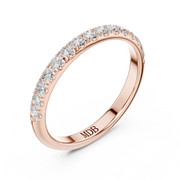2.0mm Diamond Pavé set Wedding Band