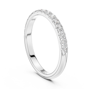 2.0mm Diamond Pavé set Wedding Band